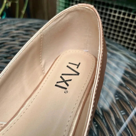 TAXI Alexia Pointed Toe Flats Rose Gold - Picture 12 of 13